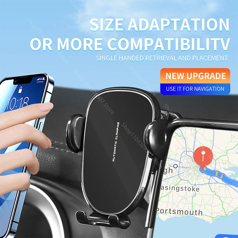 Фото Для Lexus CT200h A10 2011 2012-2022 2023, автомобильный держатель для телефона, GPS, беспроводная зарядка, гравитационный механический кронштейн, автомобильные аксессуары №4
