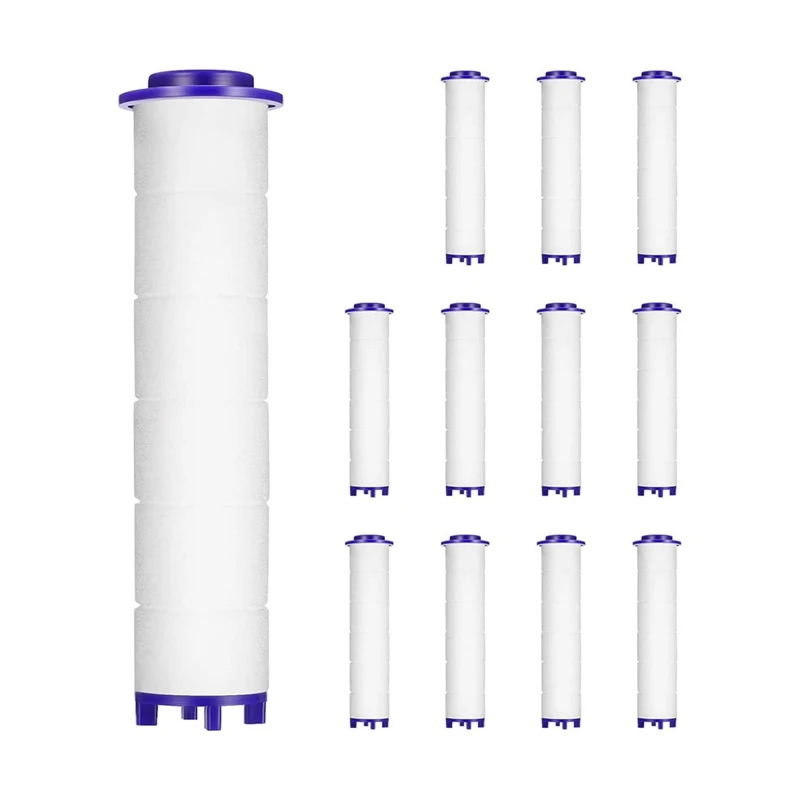 

Filter Cartridge For Vortex Shower Head 3.7In Set Of 12 Replacement Filter Cartridge For Detachable Propeller