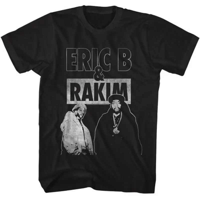 Фото Черная футболка для взрослых Eric B And Rakim Blackout №1