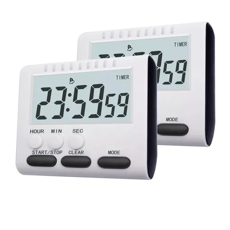 

Multifunctional Kitchen Timer Alarm Clock Home Cooking Practical Supplies Cook Food Tools Kitchen Accessories 2 Colors