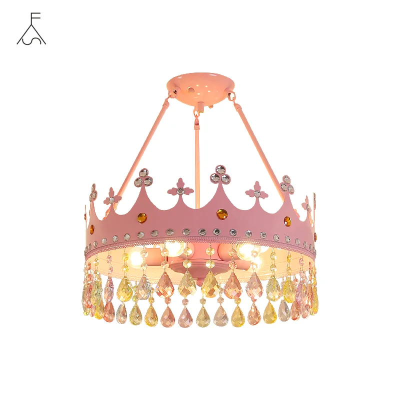 

Современная фурнитура, Хрустальный подвесной светильник, светодиодная защита глаз, креативный теплый светильник для детской комнаты, спал...