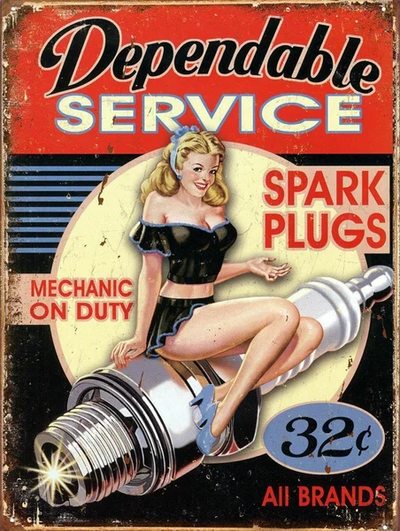 Надежный сервис винтажный жестяной плакат бар паб домашний металлический