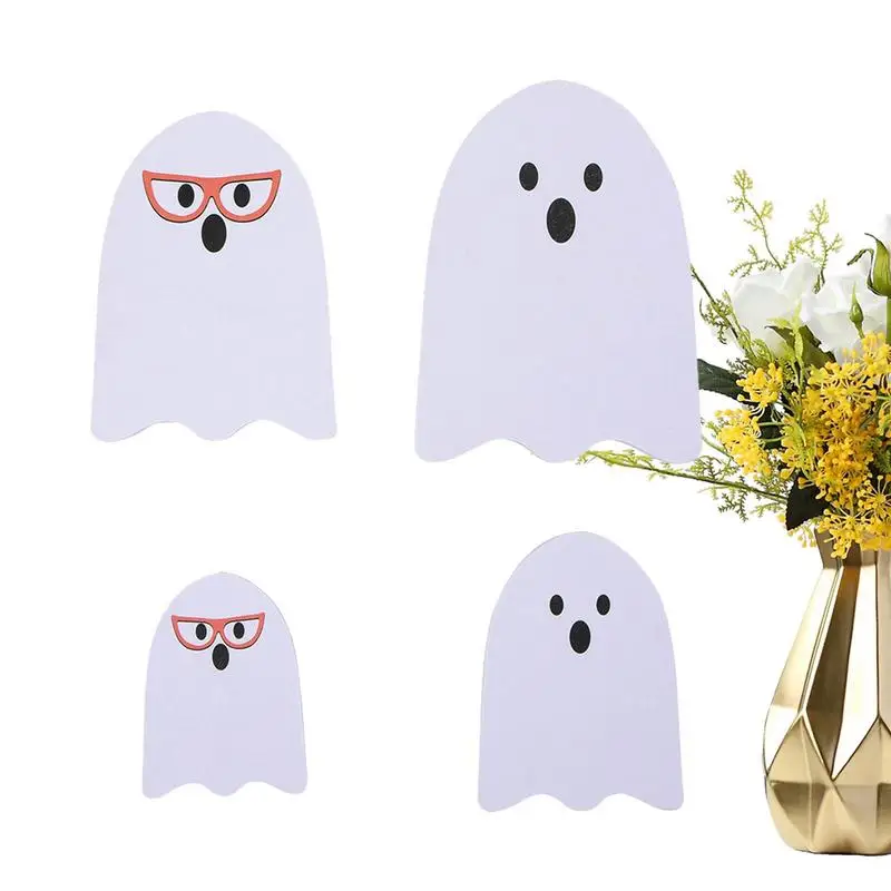 

Haunted Spooky Ghost Faces Ornament Halloween Ornaments Cute Ghost Decor Halloween Party Decoration For Home Table Centerpiece
