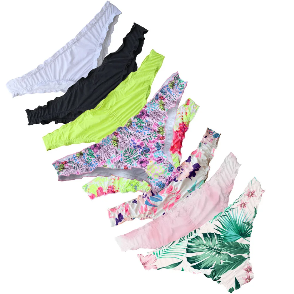 

Bikini Bottoms Bathing Suit Women Brazilian Secret Sexy Cheeky Printing Swimwear Biquini Bikiny Thong Swim Suit