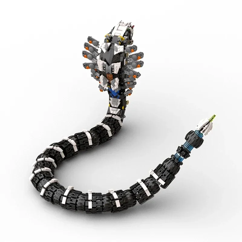 BuildMoc Horizon Slitherfang Монстр строительные блоки West Zero Dawn виперсная змея чудовище