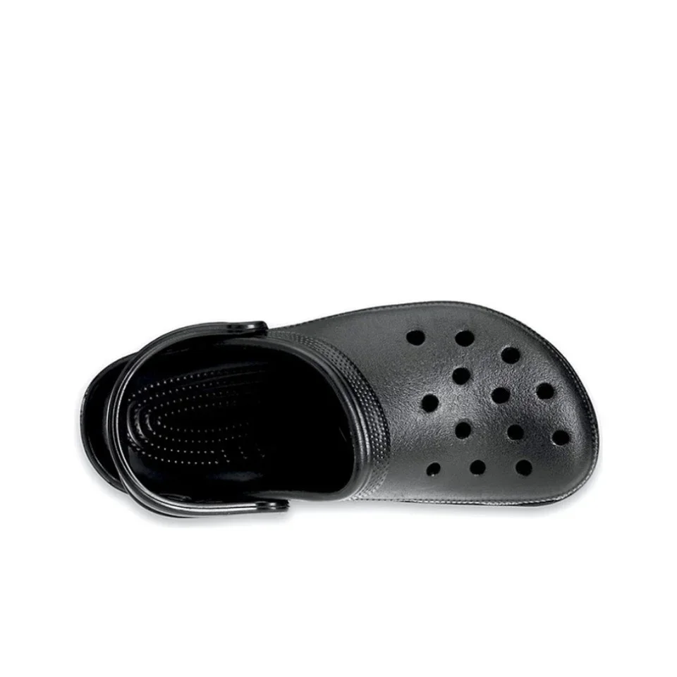 Фото Классические повседневные сандалии Crocs, унисекс, без шнуровки с закрытым носком, уличная мужская дышащая пляжная обувь №5
