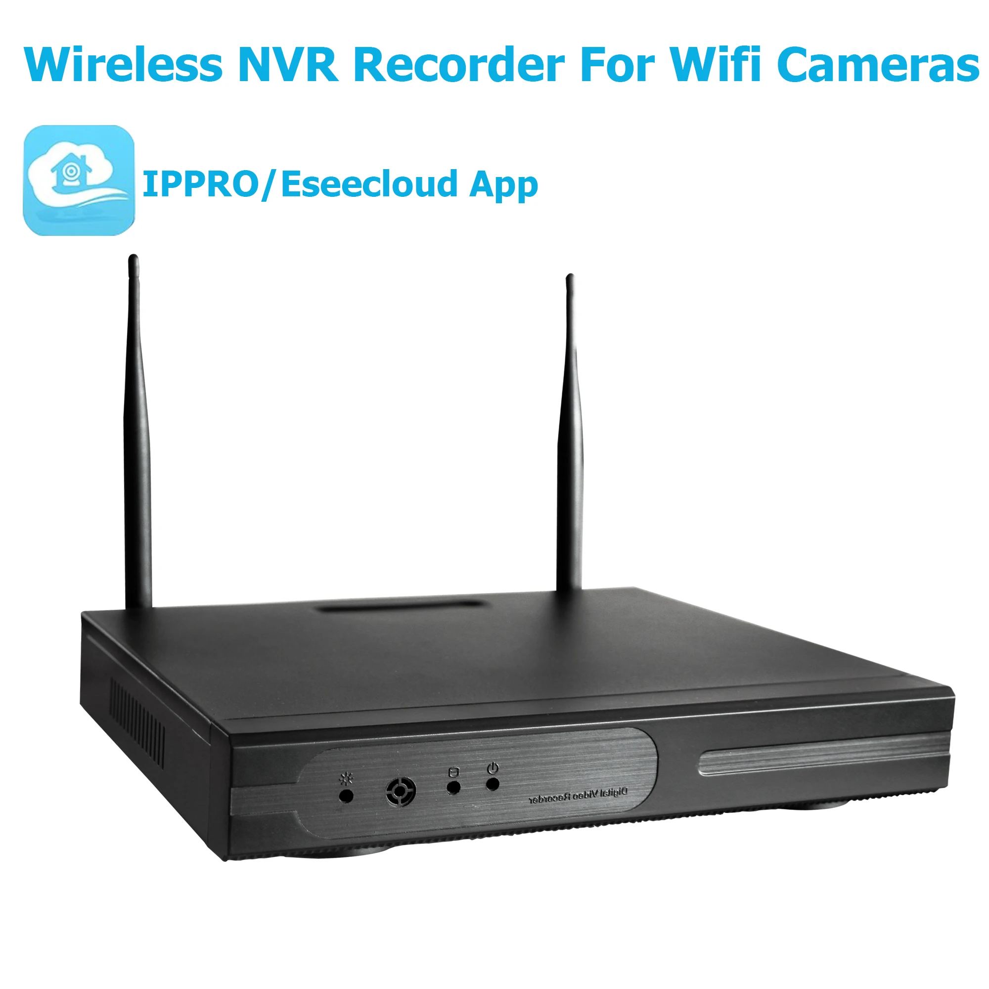 

8CH H.265 HD1080P 3MP Wireless NVR Recorder for Wirelss CCTV Camera Add More Wifi Audio CCTV Cameras ippro eseecloud app