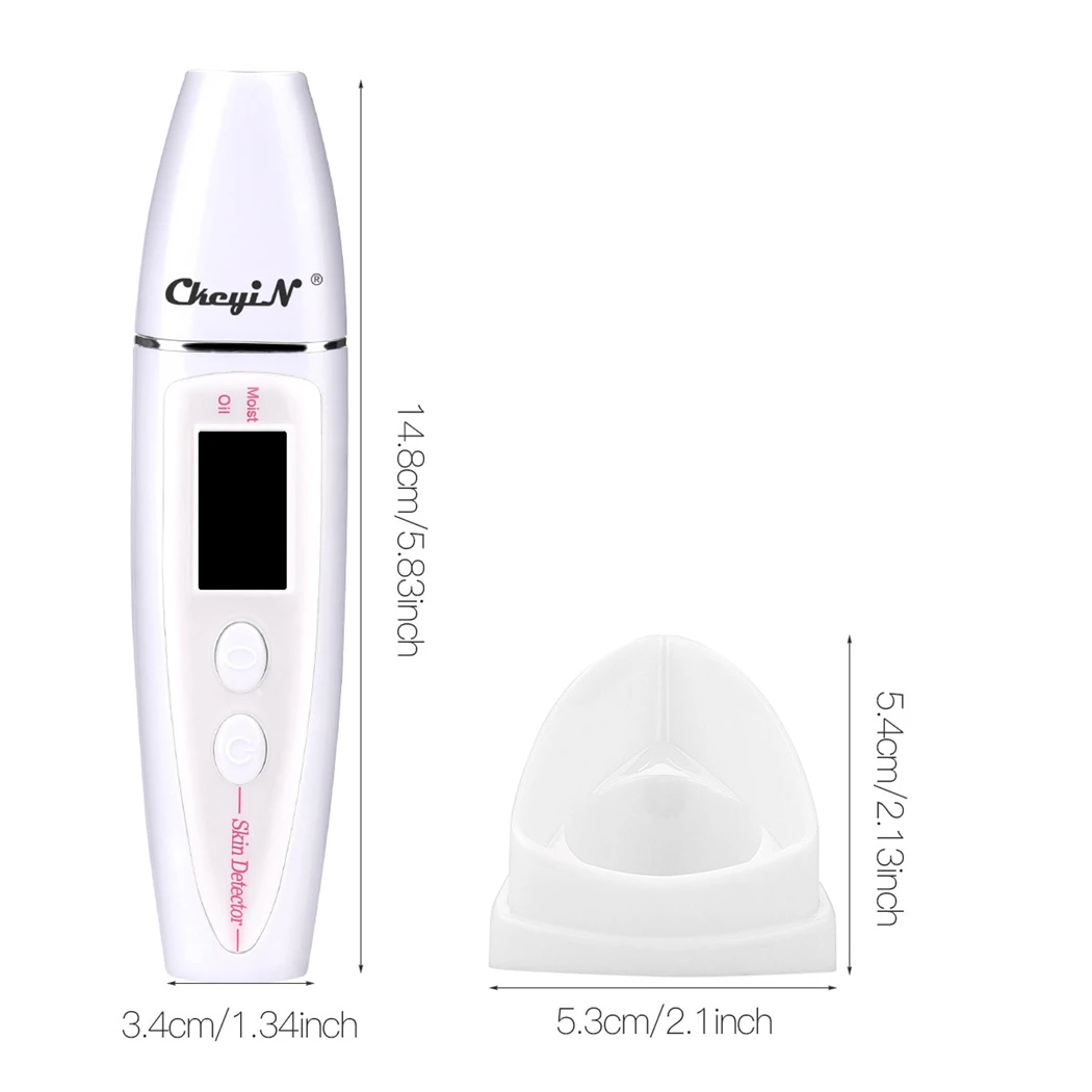 Precise Detector LCD Digital Skin Oil Moisture Tester for Face Skin Care with Bio-technology Sensor Lady Beauty Tool Spa Monitor images - 6