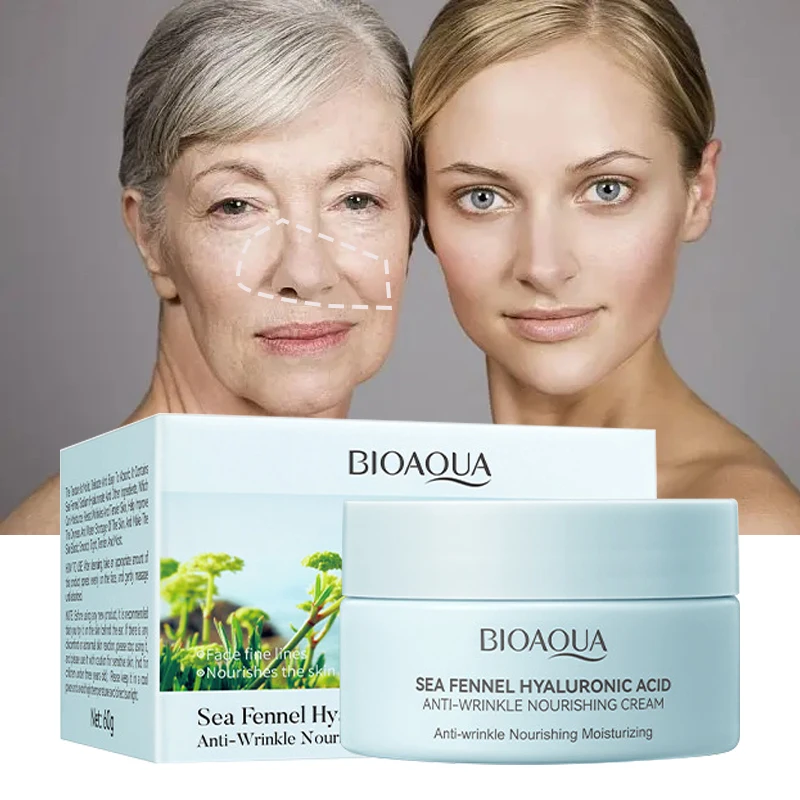 

Remove Wrinkle Face Cream Hyaluronic Acid Anti-Aging Fade Fine Lines Face Whitening Brighten Nourishing Moisturizing Face Care