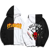 print anime hoodies hellfire club sweatshirts upside down cosplay hoodie moletom fashion casual pullovers hoody
