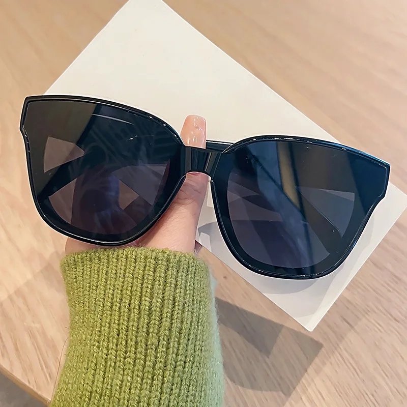 Брендовые солнцезащитные очки в оправе кошачий глаз роскошный классический