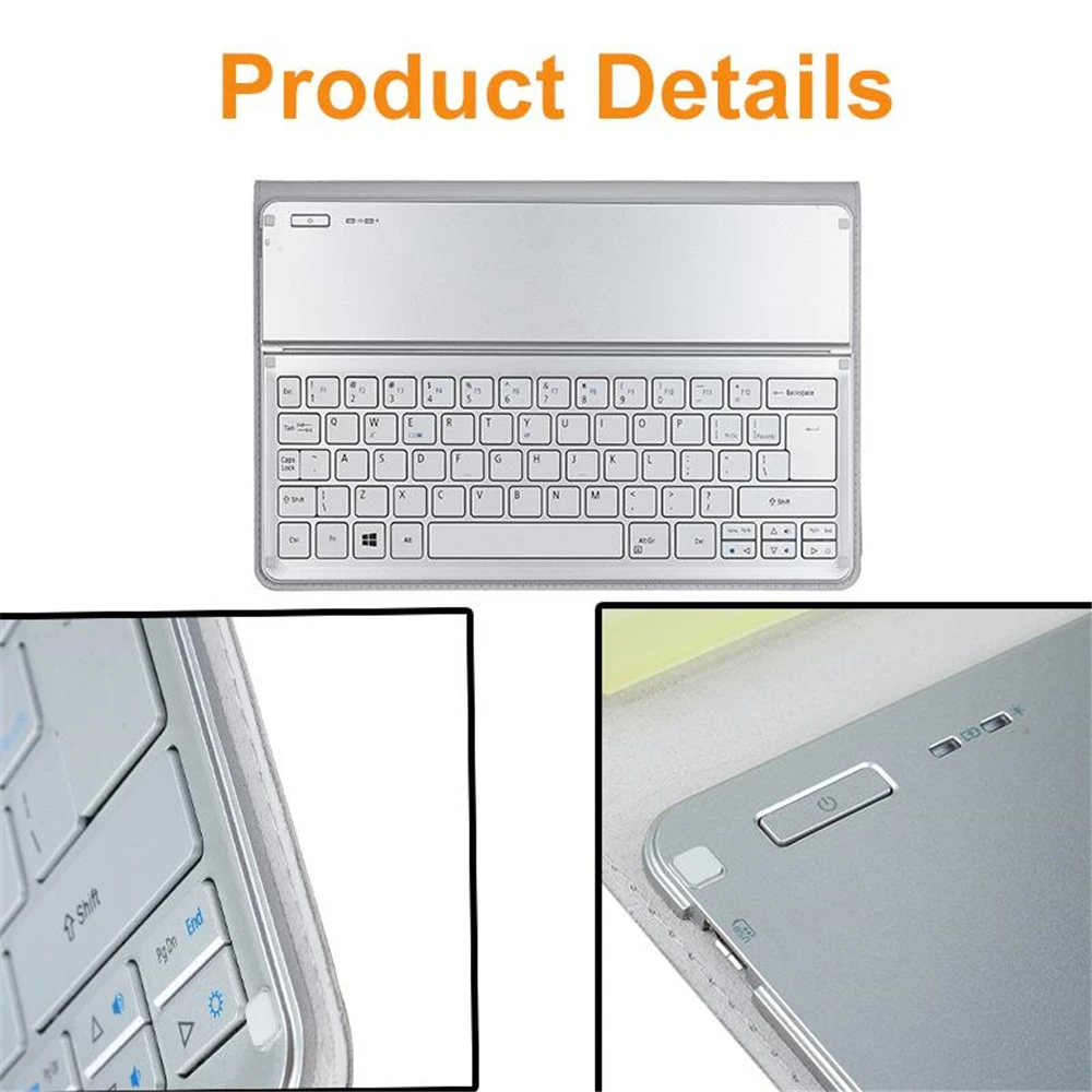 Подходит для Acer Iconia Tab W700 Bluetooth-совместимая клавиатура док-станция чехол планшета