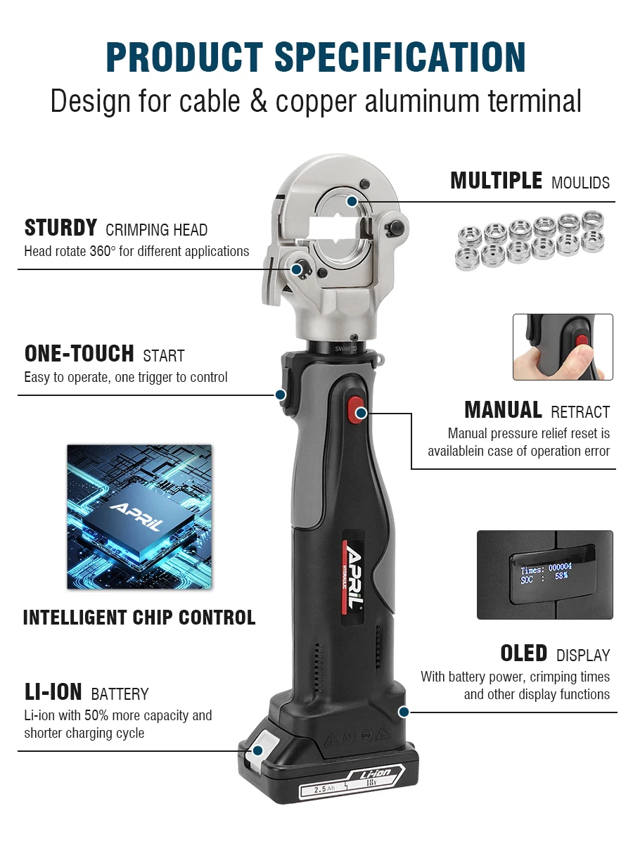 Гидравлический мини-обжимной инструмент PA-300