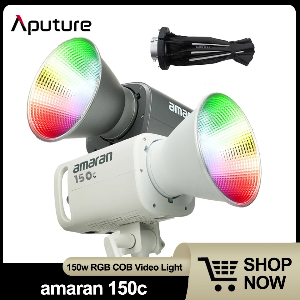 Aputure Amaran 150c 2500K-7500K светодиодный RGBWW полноцветная камера для фотостудии фото-и видеосъемка с креплением Bowens CRI 95 + TLCI 95 +