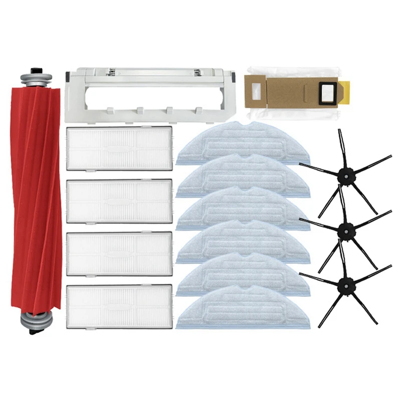 

For Xiaomi Roborock S7 S70 T7S S7max T7S Plus Main Brush Hepa Filter Mop Pad Main Brush Cover Vacuum Cleaner Part