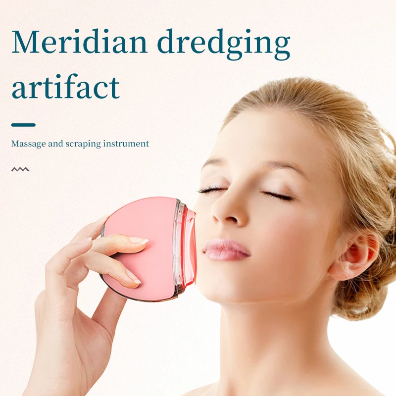 Электрическое портативное вибрирующее устройство для массажа лица