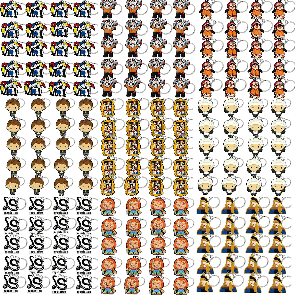 Модный женский брелок со звездами 20 шт. сувенирный страшный герой аксессуары для