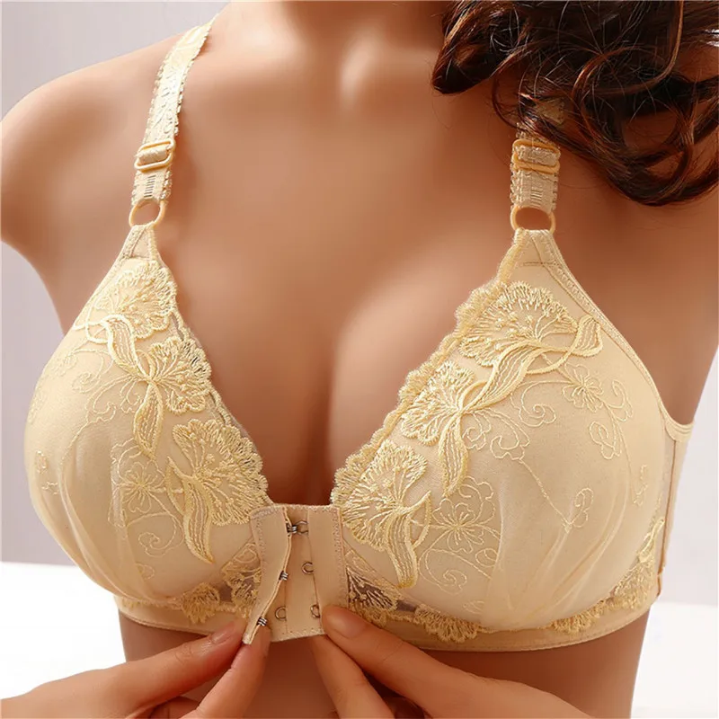 

Женский тонкий бюстгальтер с застежкой спереди