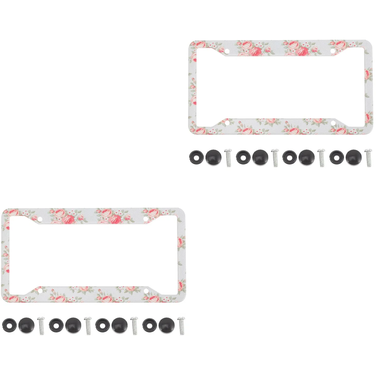 

2pcs License Plate Frame Cover Car Holder Car Holder License Frame Cover