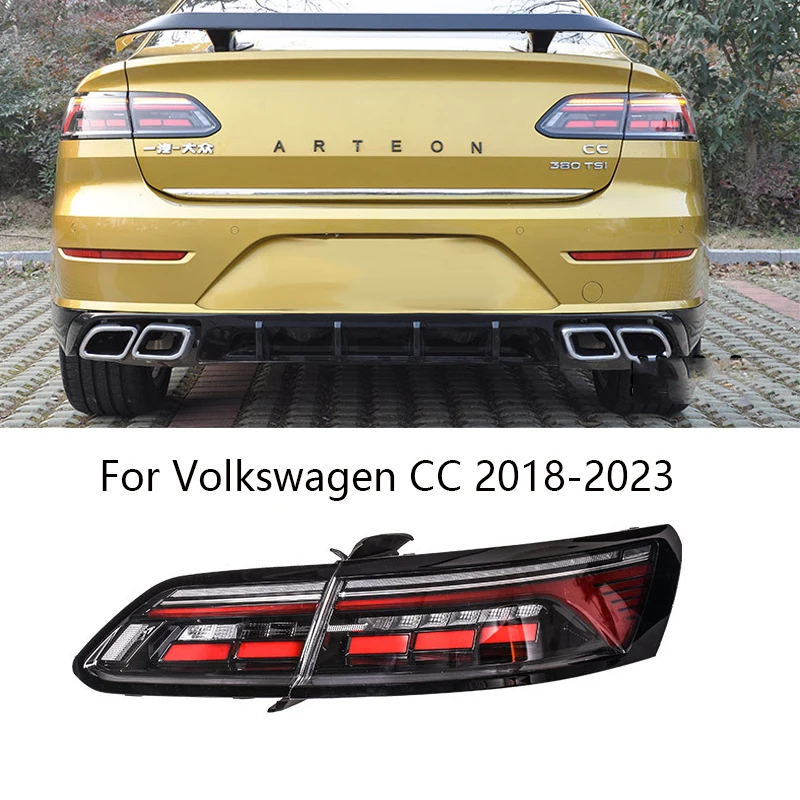 Автомобильные фары для Volkswagen CC 2018-2023 светодиодные автоматические задние фонари в