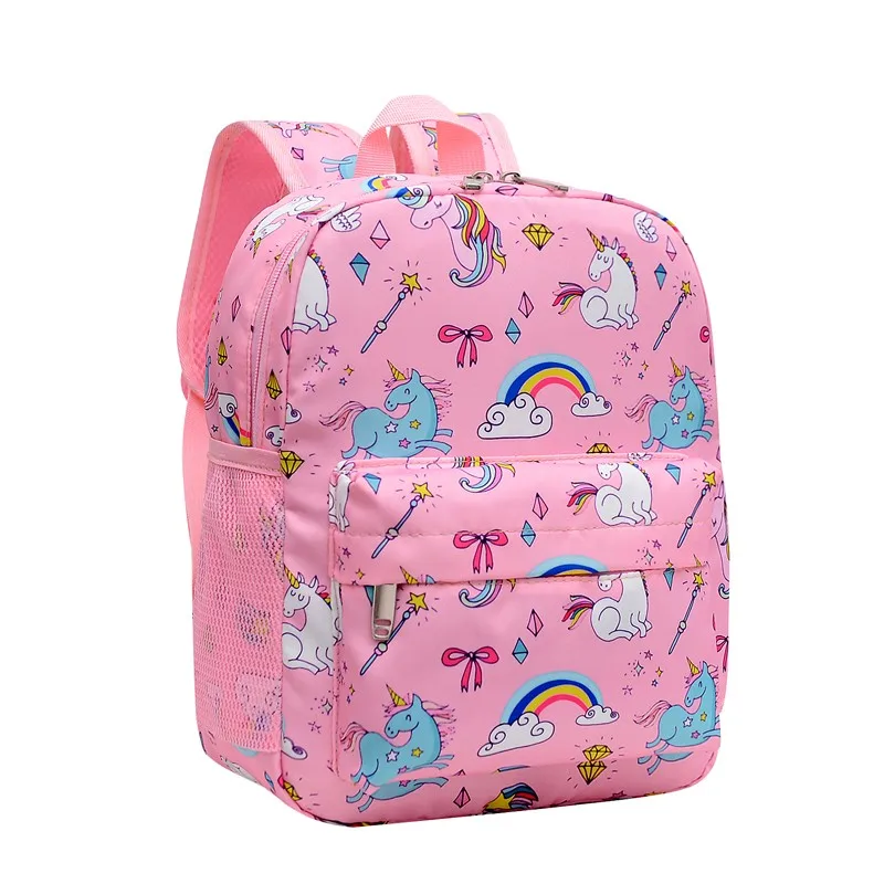 

Детский рюкзак с мультипликационным рисунком, вместительная нейлоновая школьная сумка для детей, водонепроницаемый дорожный ранец с защит...