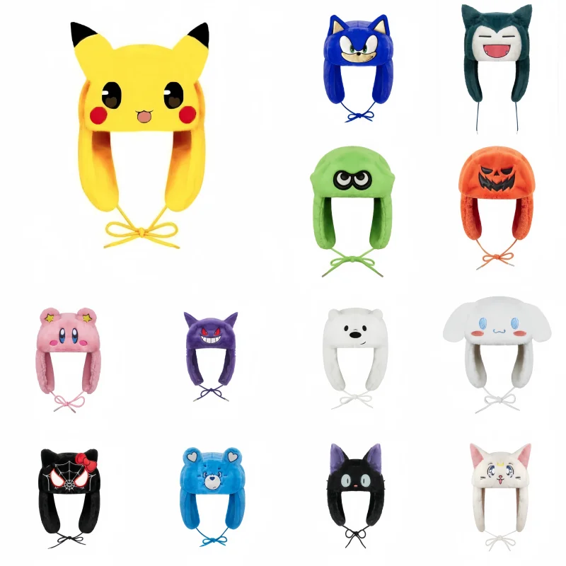 Новое поступление мультяшная шапка теплая морозостойкая зимняя защита ушей