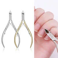 professional toenail nail cuticle nipper care stainless steel nail cuticle clipper dead skin remover manicure trimmer tool