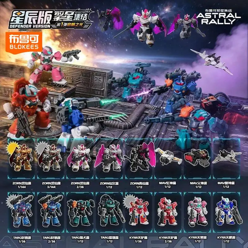 Фото Blokees Astral Rally Defender Version Vol.1: Коллекционная модель-конструктор «Механический транспорт» (Blind Box) – Игрушки, сувениры, подарки №1