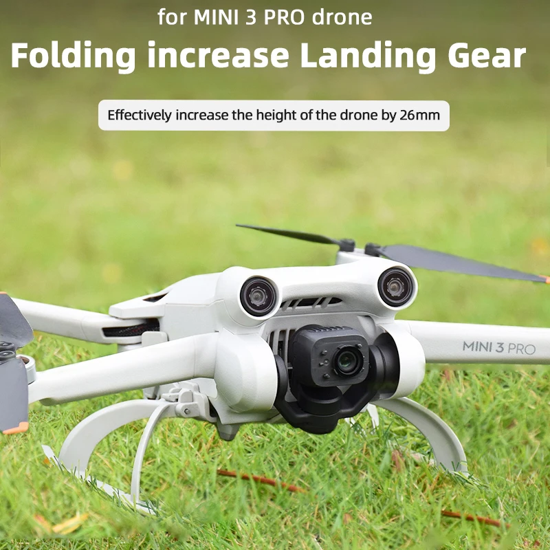 

For DJI Mini 3 Pro Folding Increase Landing Gear Drone Anti Scratch Height Increased Expansion Bracket Fuselage Leg Protector
