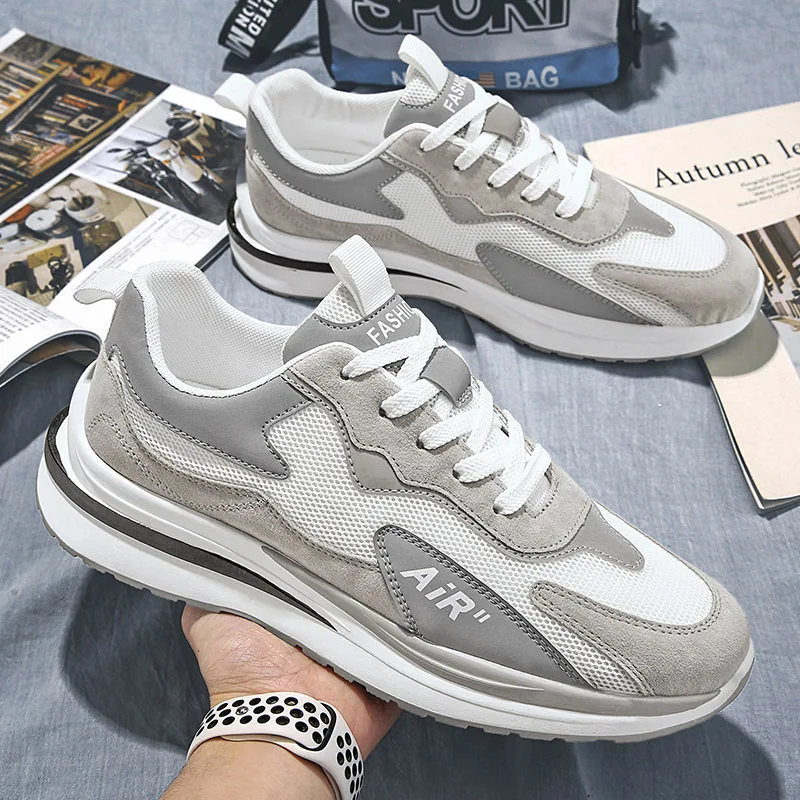 

Men's Shoes 2021 Fall New Running Shoes Breathable Mesh Cloth Soft Bottom Tide Shoes Low Top Men's Sports Shoes Casual Shoes Men