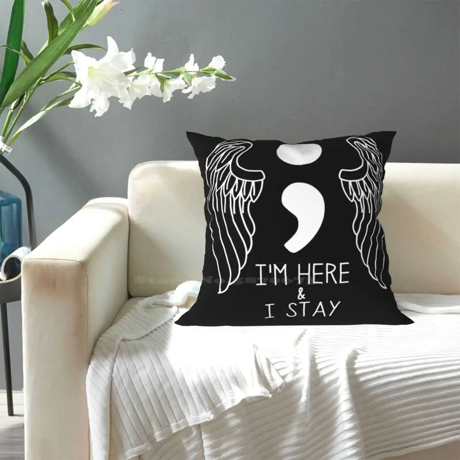 Наволочка Wynonna Earp Waverly Provost Халкли я здесь и остаюсь