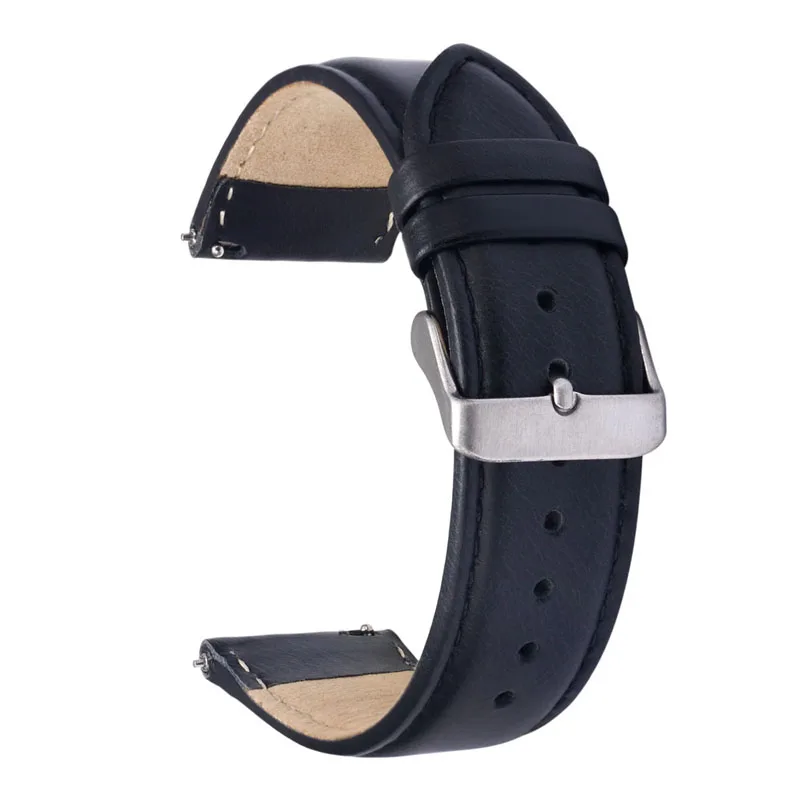 Quick Open Watch Band Easy Release Watch Strap Thin Leather Watch Strap