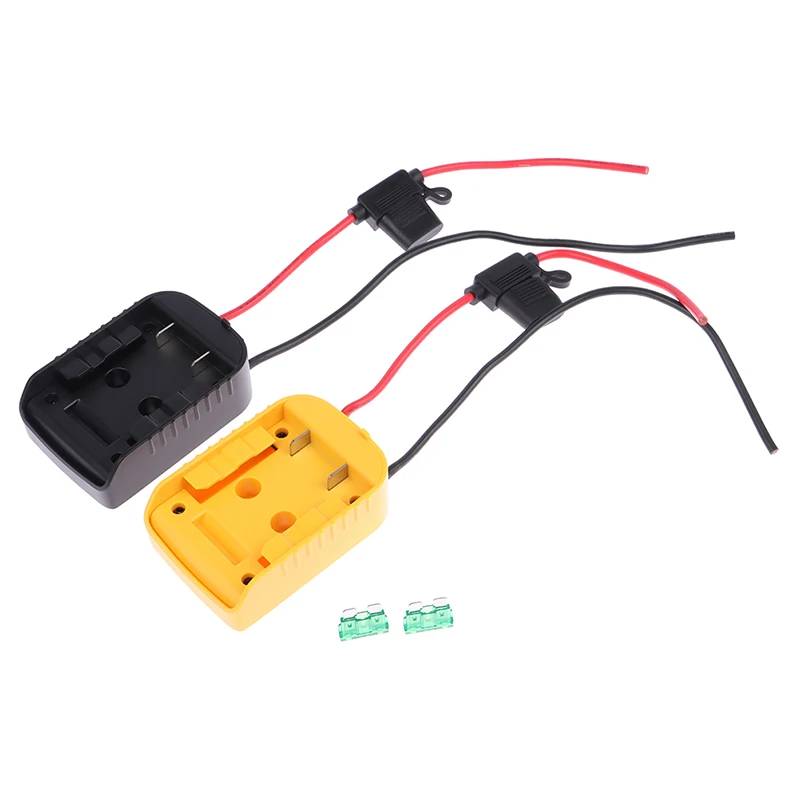 

1pc Battery Adapter With Fuse And Built-in Switc For Dewalt 18V/20V Max Battery Adapter Dock Power Connector