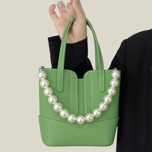 2022 new tote bag niche design handbag palm pattern stitching one shoulder diagonal bag female summer texture girly style bag