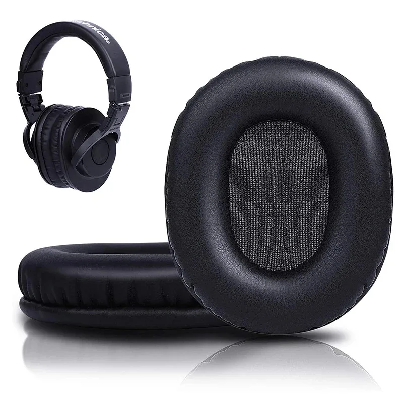 Фото Амбушюры для наушников Audio Technica M50 M50X M20X M30X M40X M40FS MATH-M50 ATH-M50X, сменные амбушюры для гарнитуры №1