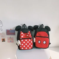disney new korean version of the cartoon childrens bag kindergarten schoolbag boys and girls mickey minnie lightweight backpack