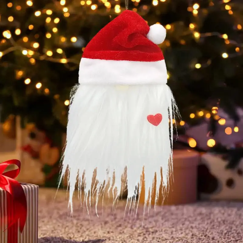 Рождественские украшения в виде гномов зеленая или белая длинная борода