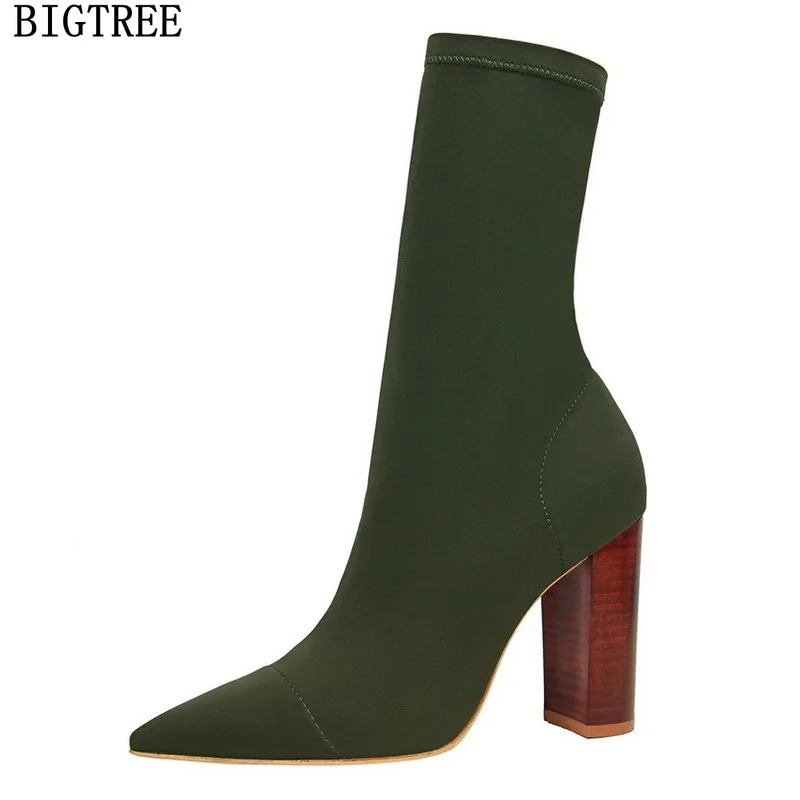 

High Heels Shoes Woman Ankle Boots for Women Fashion 2023 Chunky Boots Women Ladies Boots Luxury Shoes Women Chaussure Femme