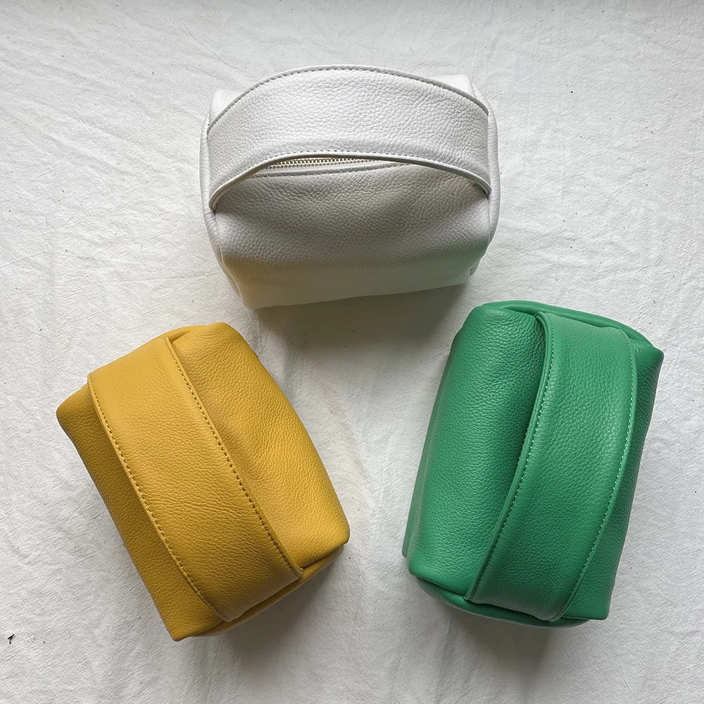 

2022 New Color Leather Box Bag with Large Capacity Women's Handbag Small Bag