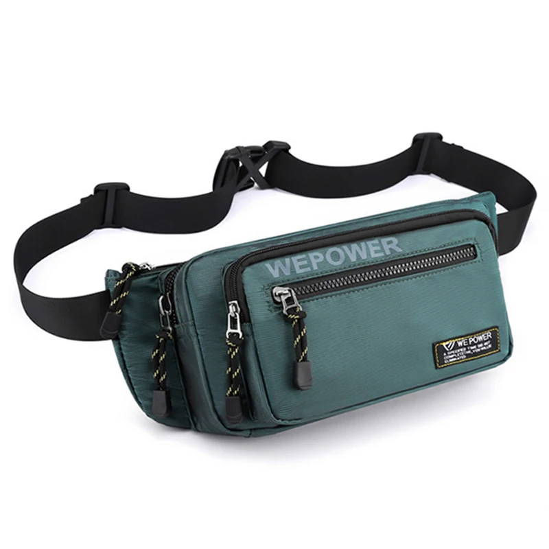 

Waist Pack Men Casual Chest Waterproof Waist Bag Nylon Phone Pouch Multifunction Designer Fanny Pack