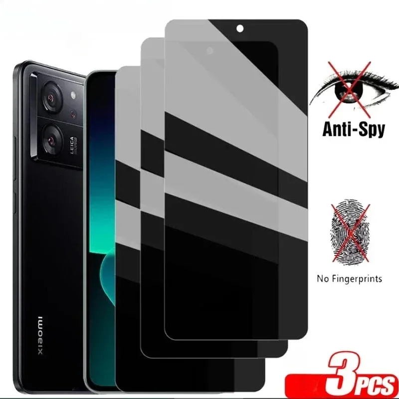 3 шт. антишпионское закаленное стекло для Xiaomi 14T 13T 11T 12T Pro защитная пленка экрана Mi