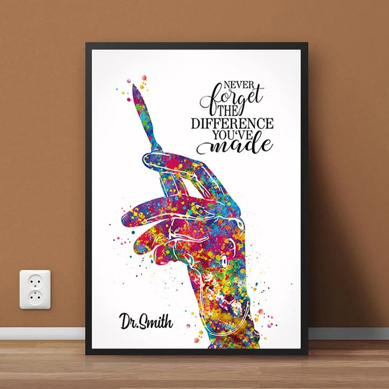 Постер с мотивационной цитатой со слоном и бабочкой WJWANG