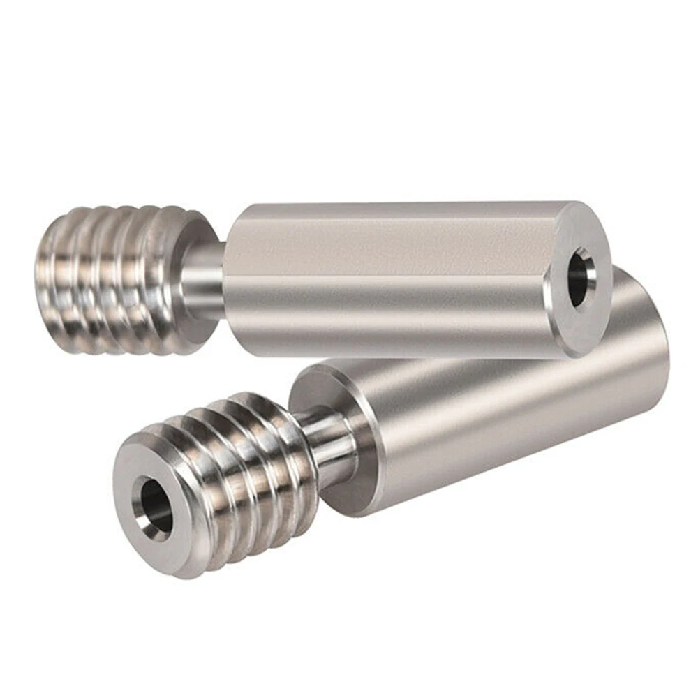 

4pcs H2 Extruder Heat Break All Metal Titanium Alloy Heatbreak 3D Printer Parts For B1 V2.0 Anet a8 Upgrade Hotend Kits