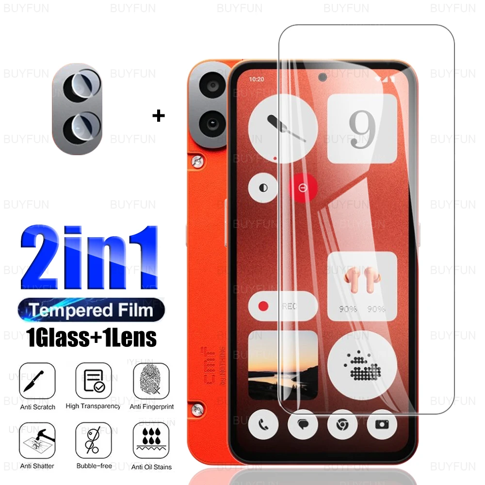 Защитная пленка для камеры 2 в 1 и закаленное стекло Nothing CMF Phone 2024 6 67 дюйма CMFPhone1 Phone1