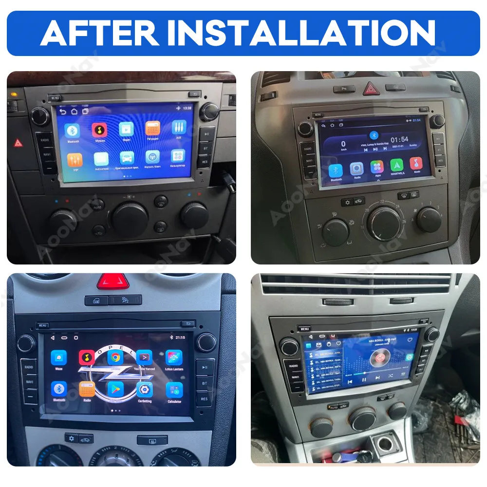 Автомагнитола 2 Din на Android 11 для Opel Astra H J Vectra Vauxhall Antara Zafira Corsa C D Vivaro Meriva Veda androidauto carplay