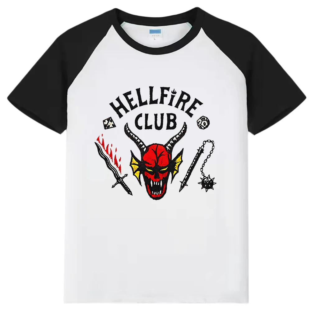 

Kids Stranger Things 4 T Shirts Mike Tee 100% Cotton T-Shirt Hellfire Club T-shirts Girl Clothing Boys Tshirt Unisex Summer Tops