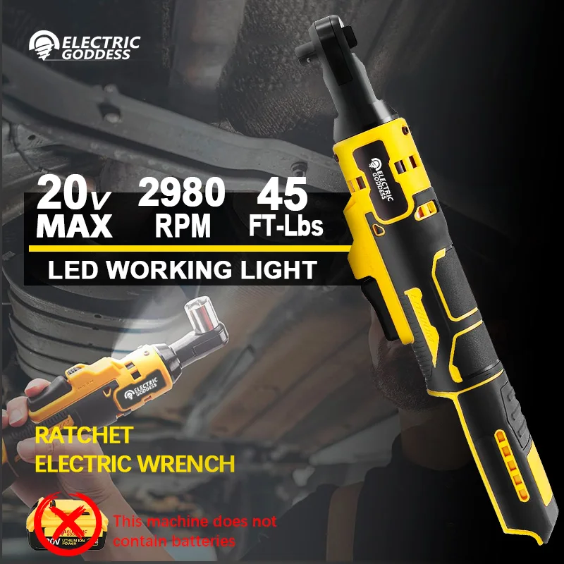 Ключ с храповым механизмом для литиевой батареи EGOD съемные винты гайки