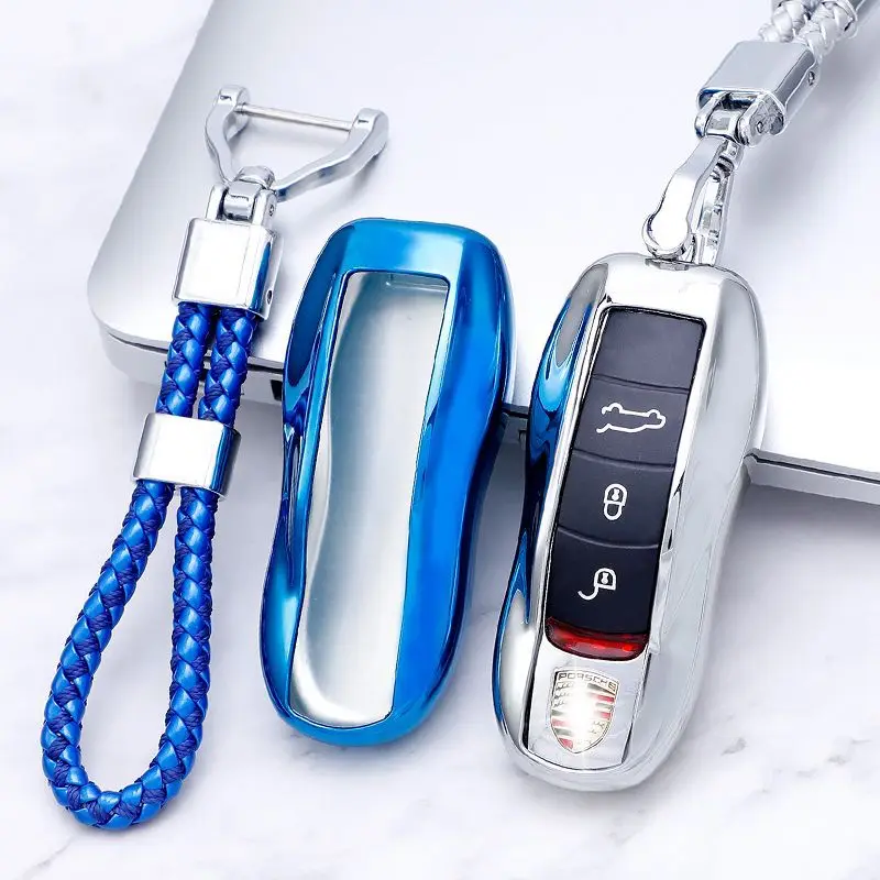 

Модный новый ТПУ Автомобильный Дистанционный ключ для Porsche аксессуары для автомобиля чехол для дистанционного ключа