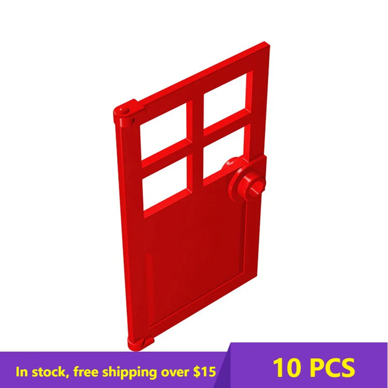 

10PCS MOC Bricks Compatible Assembles Particles 60623 1x4x6 For Building Blocks Parts DIY electric Educational C