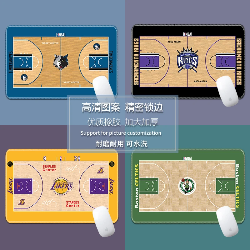 

NBA Team Series Mouse Pad Philadelphia 76ers Chicago Bulls Los Angeles Lakers Laptop Protector Pad Esports Mouse Pad